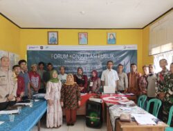 Sinergitas TNI-Polri, Monitoring Kegiatan Forum Konsulatasi Publik Pendataan Awal Regsosek Desa Liangjulang