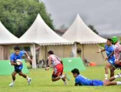 Di Tengah Guyuran Hujan, Jabar Taklukkan Papua 17-10 dalam Penyisihan Rugby 7’s PON XXI Aceh-Sumut 2024