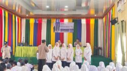 Polsek Muara Dua Gelar Sosialisasi Penerimaan Siswa Kemala Taruna Bhayangkara di SMP Negeri 7 Lhokseumawe